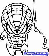 Spiderman Coloring Pages Baby Easy Drawing Cartoon Clipart Sheets Chibi Printable Color Clip Library Draw Getdrawings Codes Insertion Getcolorings Clipartmag sketch template