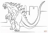 Godzilla Coloring Pages Printable Print Clipart Drawing Getdrawings Library Categories sketch template