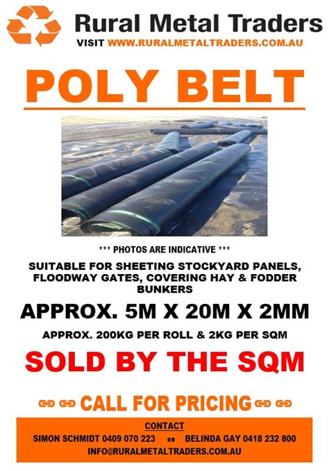 poly belt rural metal traders