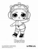 Lol Coloring Beats Pages Surprise Doll Colouring Lotta sketch template