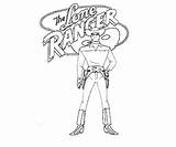 Ranger Lone Coloring Printable sketch template