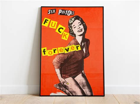 Sex Pistols Vintage Poster Sex Pistols Concert Poster Punk Rare