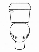 Toilet Coloring Drawing Printable Getty Pages Print Color Seat Draw Bowl Line Kids Detail Toilets Symbols Lds Cartoon Step Getdrawings sketch template