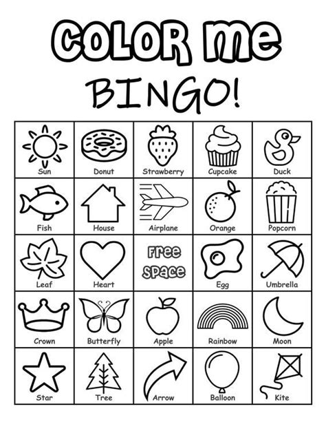 bingo cards  cards prints   page picture bingo etsy bingo