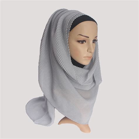 2018 women cotton hijabs plain hijab scarf shawl soft islam muslim