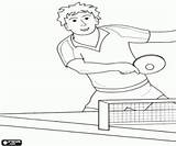 Ping Pong Coloring Pages Table Printable sketch template