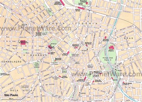 Sao Paulo Map And Sao Paulo Satellite Image