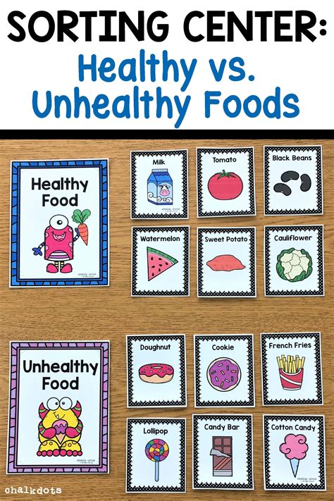 wonderful healthy  unhealthy foods preschool pre school certificate