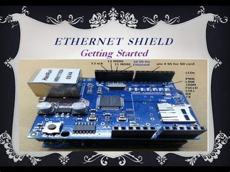 arduino ethernet shield  started youtube