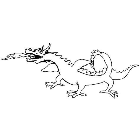 dragon breathing fire coloring page coloringcrewcom