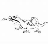 Breathing Dragon Fire Coloring Coloringcrew sketch template