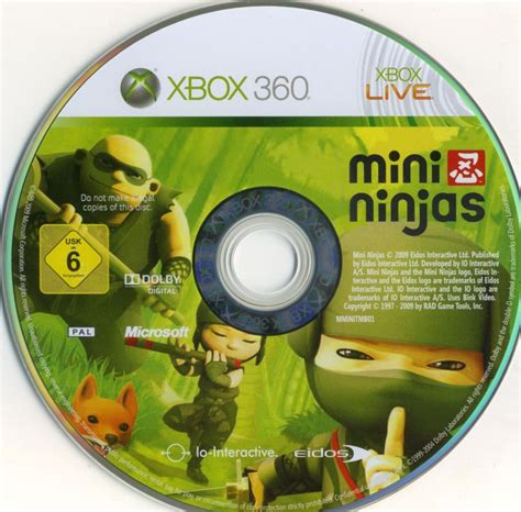 mini ninjas  xbox  box cover art mobygames