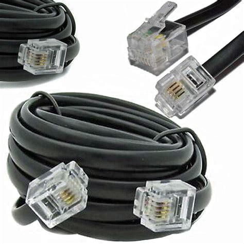rj  rj adsl modem router cable fast sky broadband bt telephone phone lead ebay