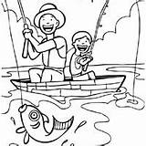 Fishing Together Coloring Surfnetkids Pages sketch template