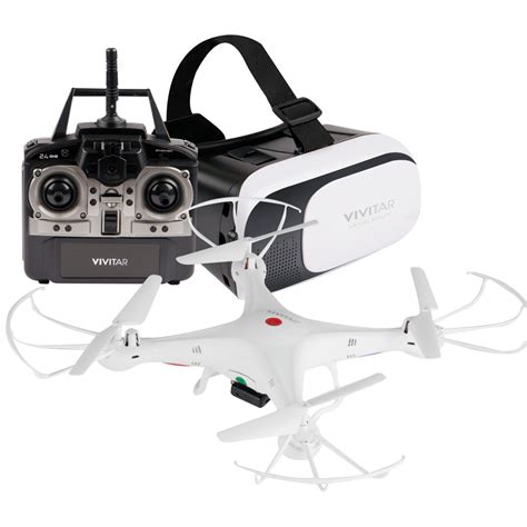 vivitar drc  wi fi camera quadcopter drone  vr headset brickseek