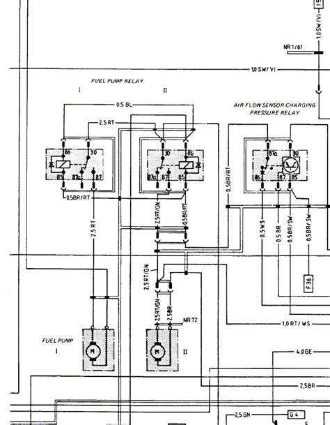 fuel pump relay diagram pelican parts forums
