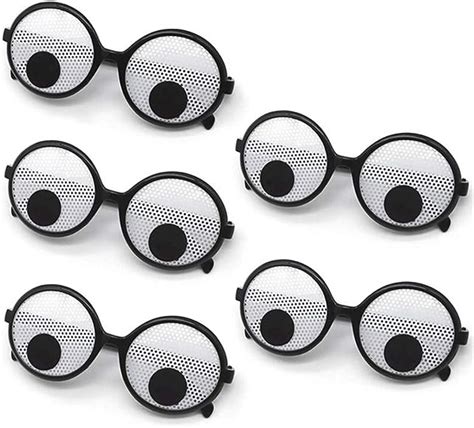 5 pieces googly eyes glasses giant googly goggles eyes glasses party