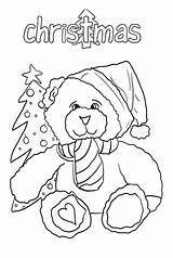 Coloring Pages Bear Teddy Holidays Happy Coloringsky Choose Board sketch template