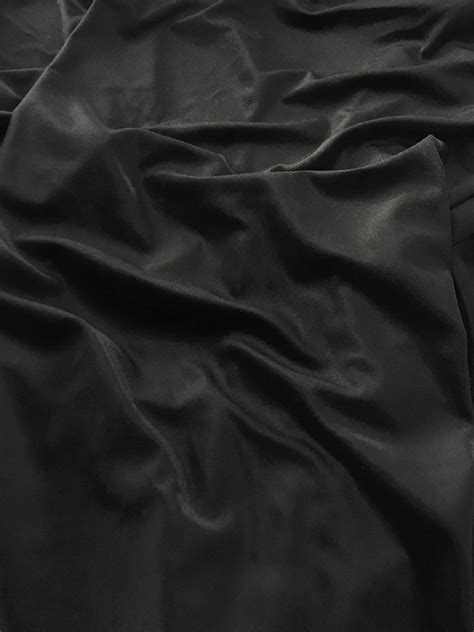 black velvet fabric   yard width  black velvet etsy
