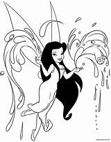 Silvermist Coloring Pages Fairy Disney Rosetta Fairies Printable Water Tinkerbell Iridessa Print Disneyclips Tinker Bell Comments Book sketch template