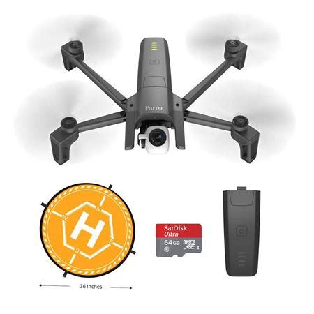 parrot anafi portable drone bundle  spare battery  accessory package pf
