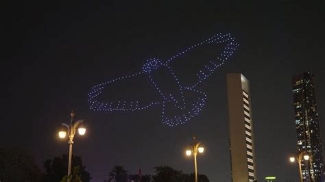 drone light show  abu dhabi finance week lumasky drone show