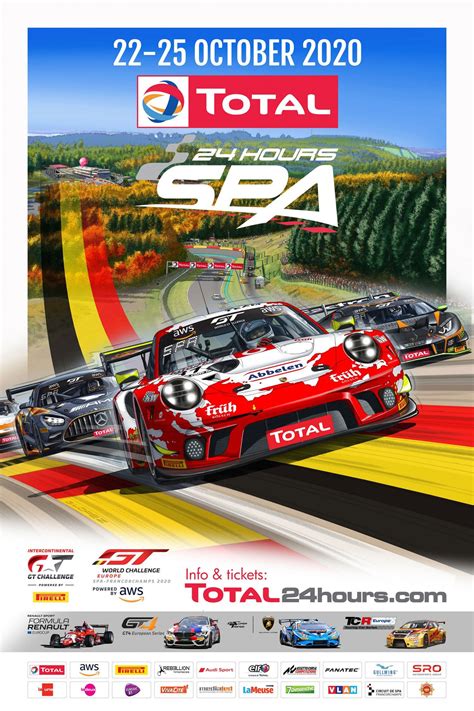 official spa  hours poster released wec