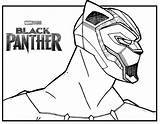 Panther Pantera Colorear Desenho Herois Col9 Vingadores Everfreecoloring Colorpages Raskrasil Molde sketch template