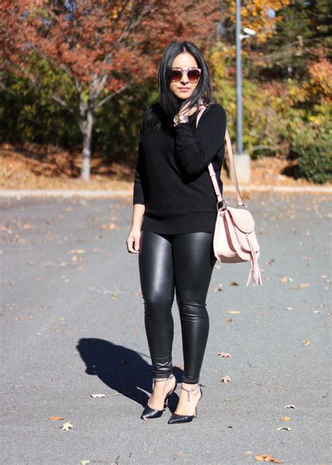 all black for fall leather pants classy leather pants fall outfits