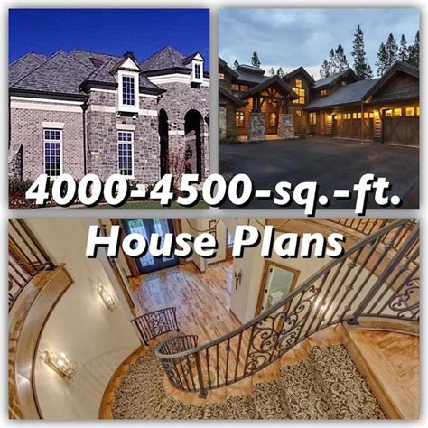 square foot house plans luxury  style