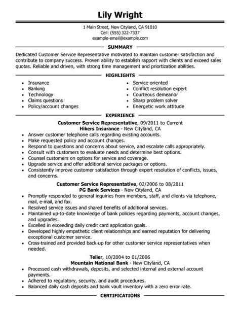 customer service representative resume  recipe customer