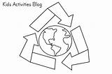 Recycle Activities sketch template