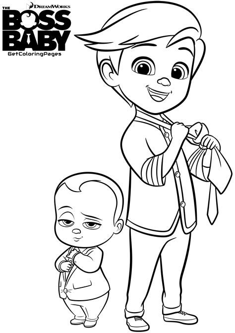 baby boss coloring pages  kids baby boss kids coloring pages