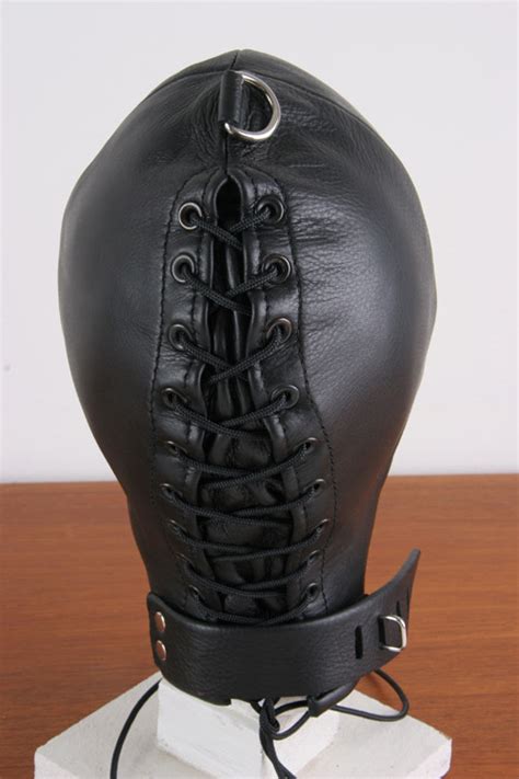 A Fetish Leathercrafters Journal Bondage Hood With Locking Collar