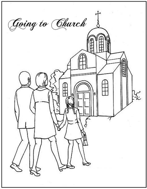 coloring catholic mass holy printable colouring sheets parts children