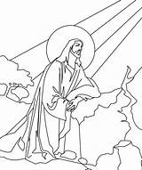 Coloring Jesus Pages Popular Printable sketch template