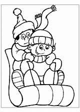 Winter Coloring Pages January sketch template
