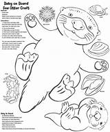 Otter Sea Coloring Pages Outline Printable Kentucky Drawing Monster Otters Craft Sheets Yahoo Search Instructions Colouring Kids Baby Getcolorings Drawn sketch template