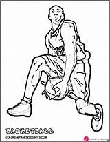 Baloncesto Nba Jugadores Everfreecoloring Mp3a Onlinecoloringpages sketch template