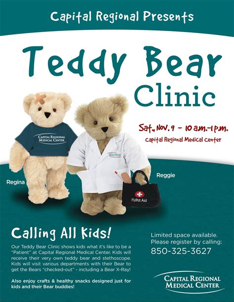 crmc is hosting our teddy bear clinic on november 9th events seminars and screenings