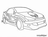 Colorear Calavera Coches Carrera Tuning Kolorowanki Vehiculos sketch template