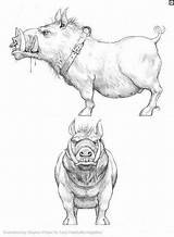 Discworld Pratchett Terry Hogfather Hog Choose Board Sketches Socks Eater sketch template