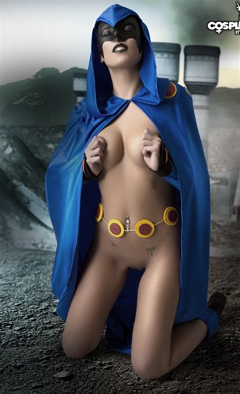 Covering Breasts Raven Cosplay Pics Luscious