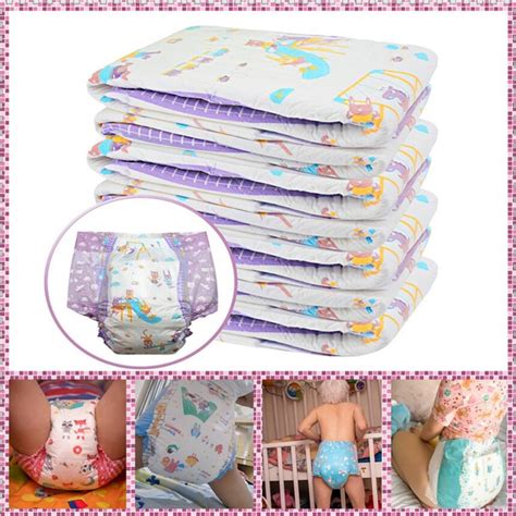 6000ml breathable disposable adult diapers ultra thick printed adult