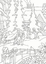 Colorare Paesaggi Disegni Paesaggio Invernali Invernale Bambini Pianetabambini Colorati Scrivi Natale sketch template