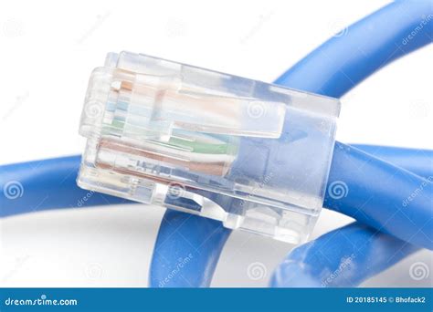 blue ethernet cable stock image image  firewall