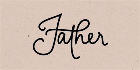 hand letter father  illustrator