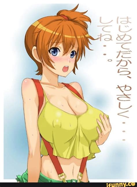 this is hilarious boobzzz anime misty from pokemon