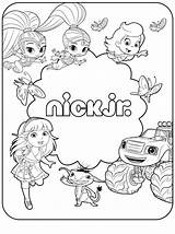 Pages Nickelodeon Coloring Tmnt Getcolorings sketch template