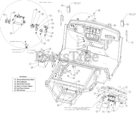 cub cadet volunteer wt  efi amm cub cadet  utility vehicle  electrical